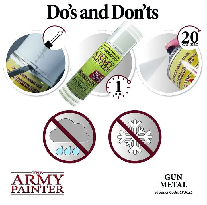 Colour Primer Gun Metal-The Army Painter-Radaddel