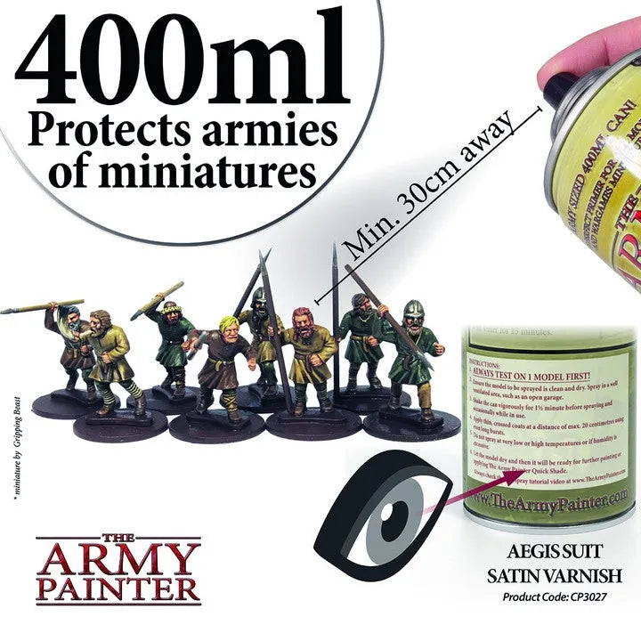 Base Primer - Aegis Suit, Satin Varnish-The Army Painter-Radaddel