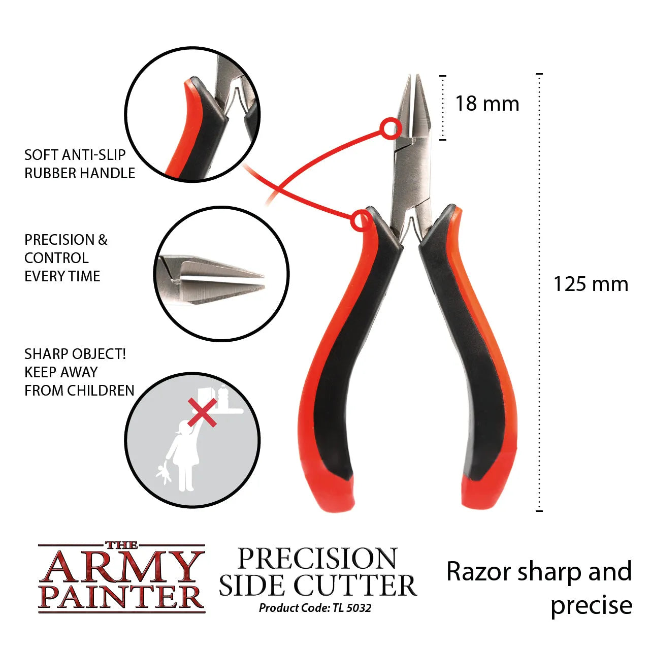 Army Painter - Precision Side Cutter-The Army Painter-Radaddel