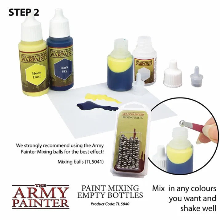 Army Painter - Paint Mixing Empty Bottles-The Army Painter-Radaddel