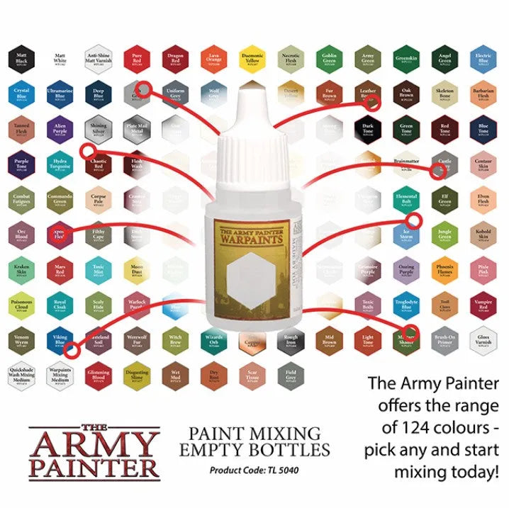 Army Painter - Paint Mixing Empty Bottles-The Army Painter-Radaddel