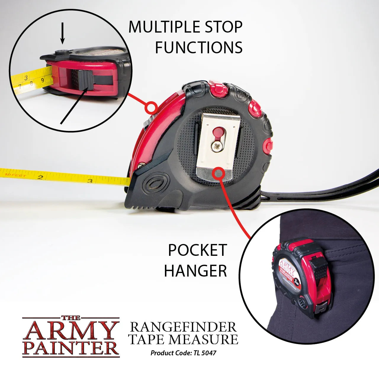 Army Painter - Rangefinder Tape Measure-The Army Painter-Radaddel