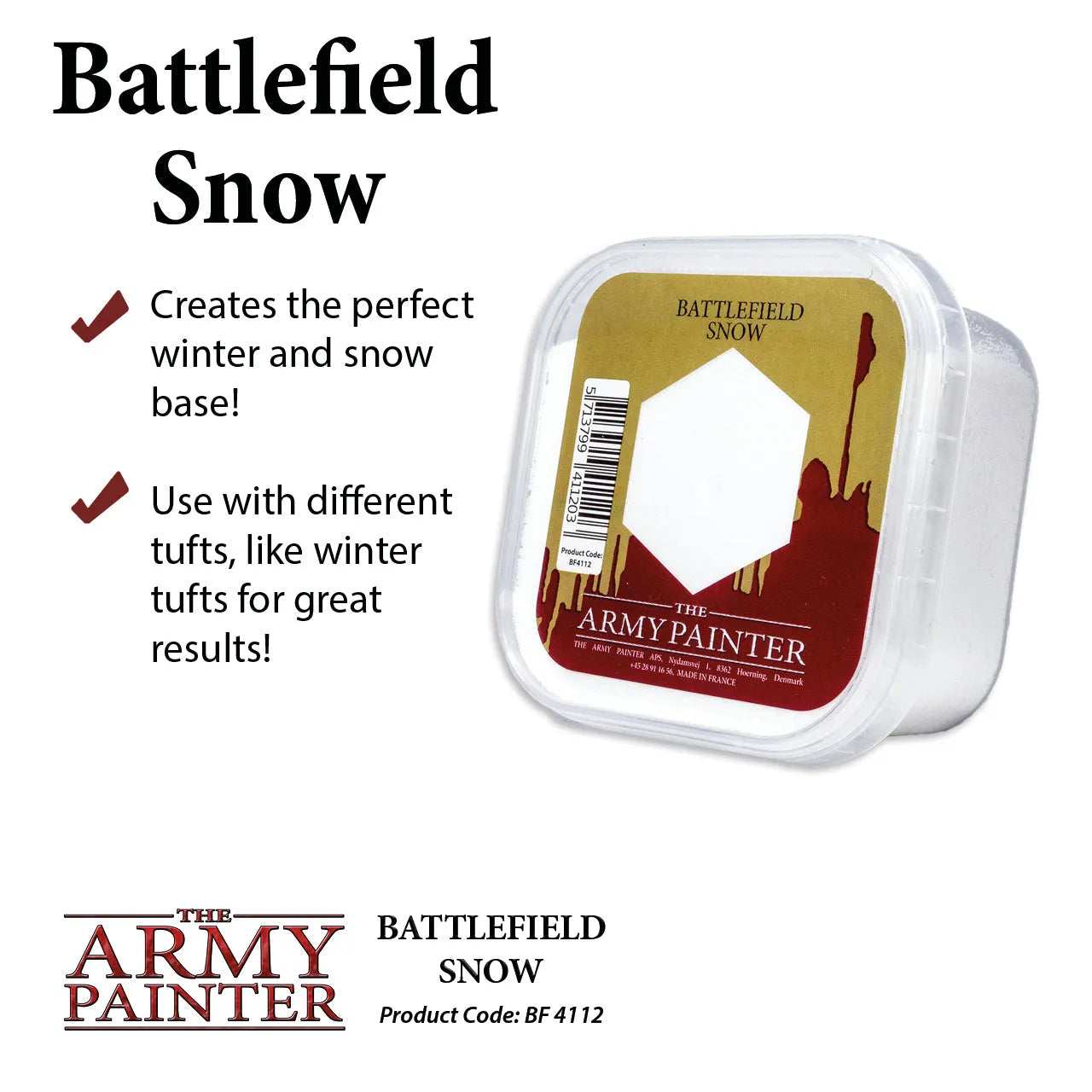 Army Painter - Battlefield Snow-The Army Painter-Radaddel