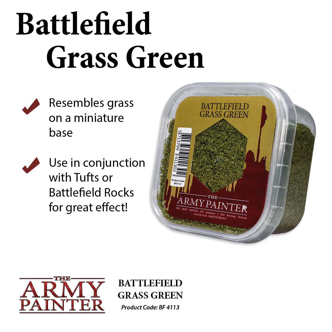 Army Painter - Battlefield Grass Green-The Army Painter-Radaddel