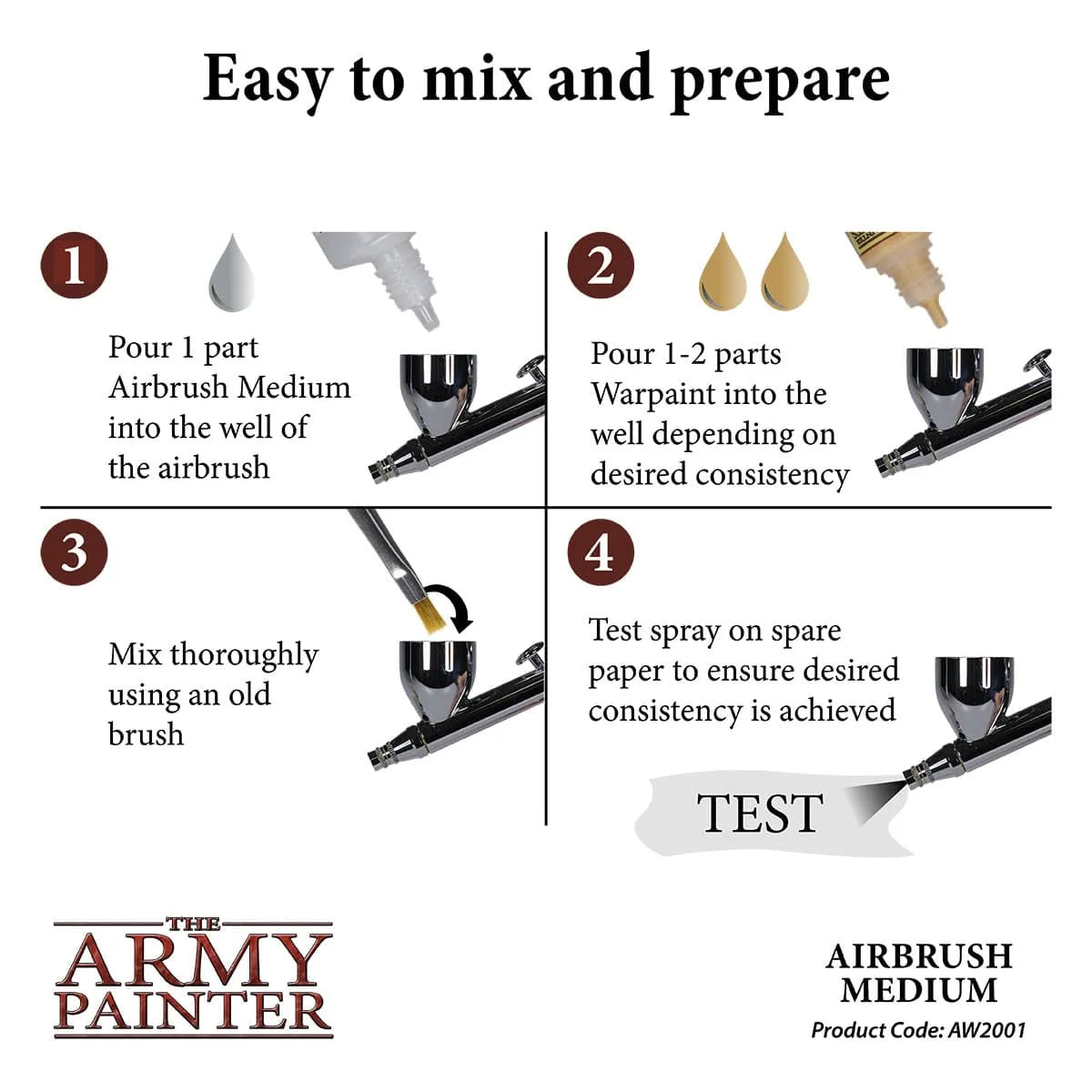 Airbrush Medium Army Painter-The Army Painter-Radaddel