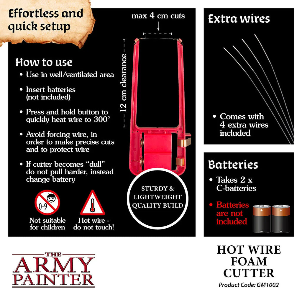Gamemaster: Hot Wire Foam Cutter-The Army Painter-Radaddel