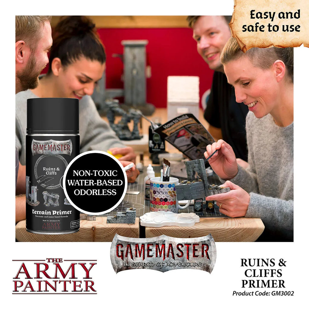 Gamemaster: Ruins & Cliffs Terrain Primer-The Army Painter-Radaddel