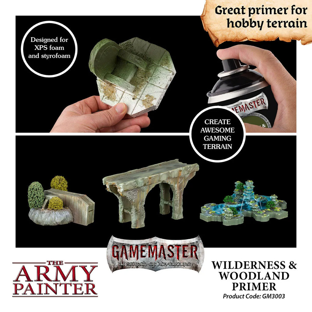 Gamemaster: Wilderness & Woodland Terrain Primer-The Army Painter-Radaddel