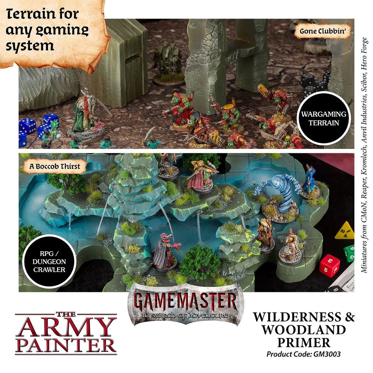 Gamemaster: Wilderness & Woodland Terrain Primer-The Army Painter-Radaddel