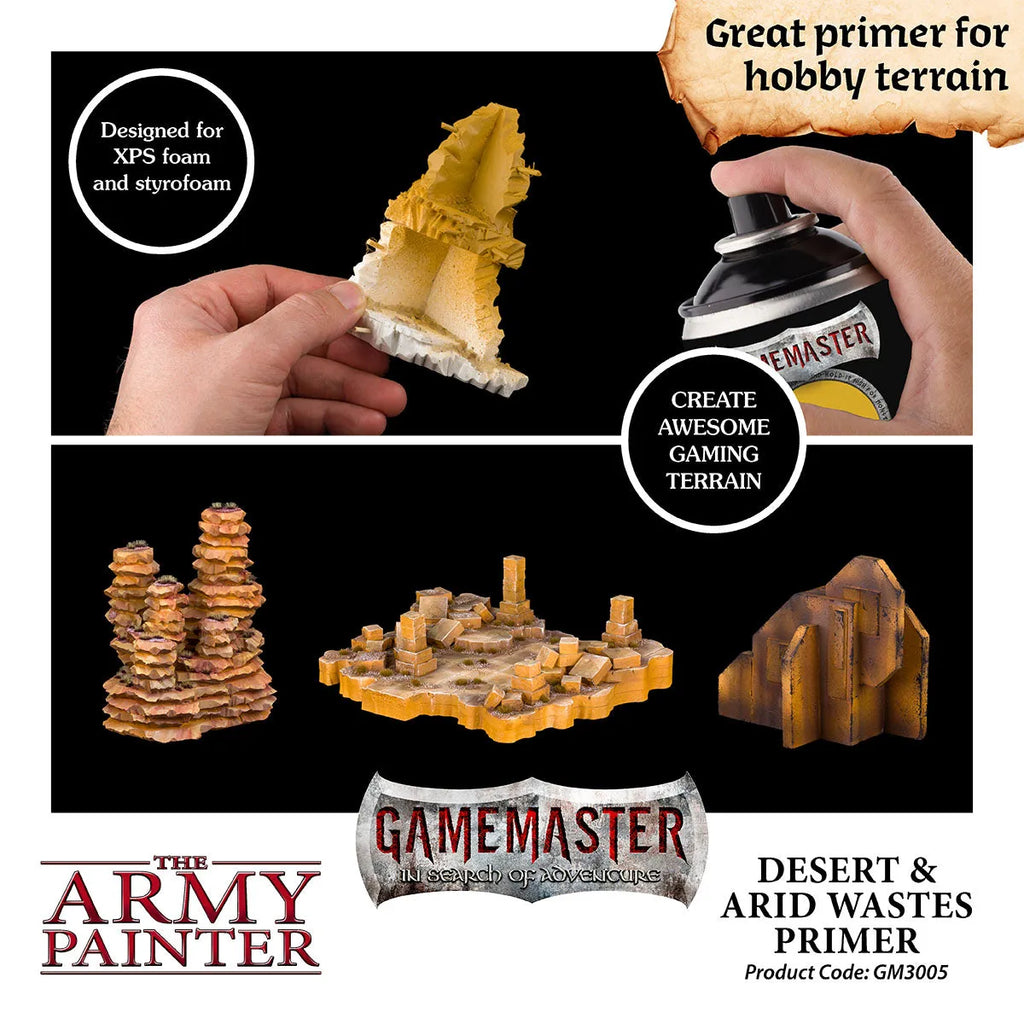Gamemaster: Desert & Arid Wastes Terrain Primer-The Army Painter-Radaddel