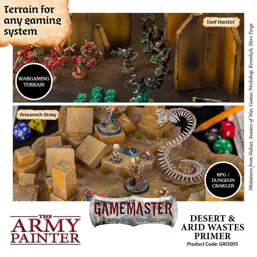 Gamemaster: Desert & Arid Wastes Terrain Primer-The Army Painter-Radaddel