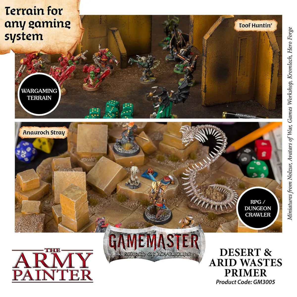 Gamemaster: Desert & Arid Wastes Terrain Primer-The Army Painter-Radaddel