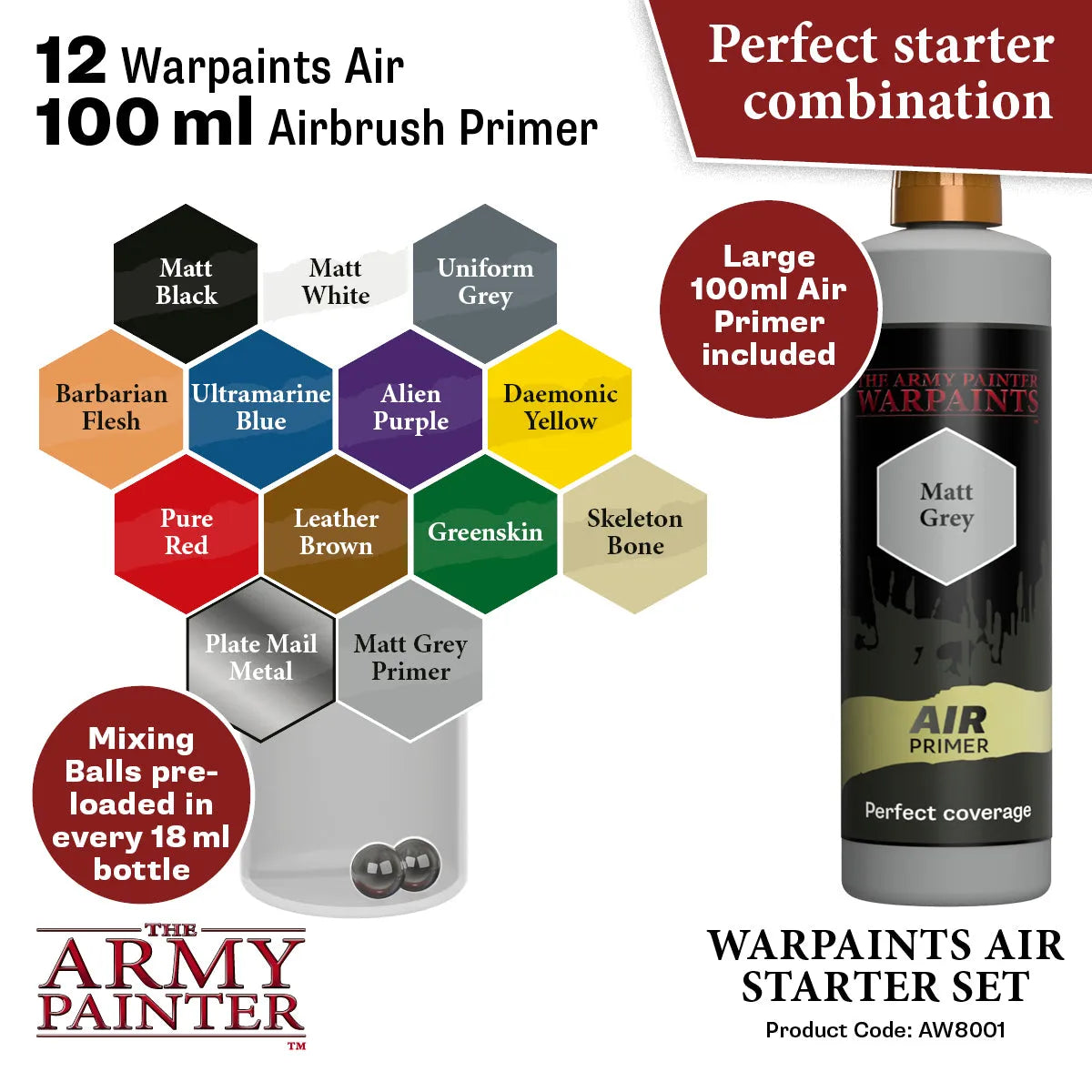Warpaints Air Starter Set-The Army Painter-Radaddel