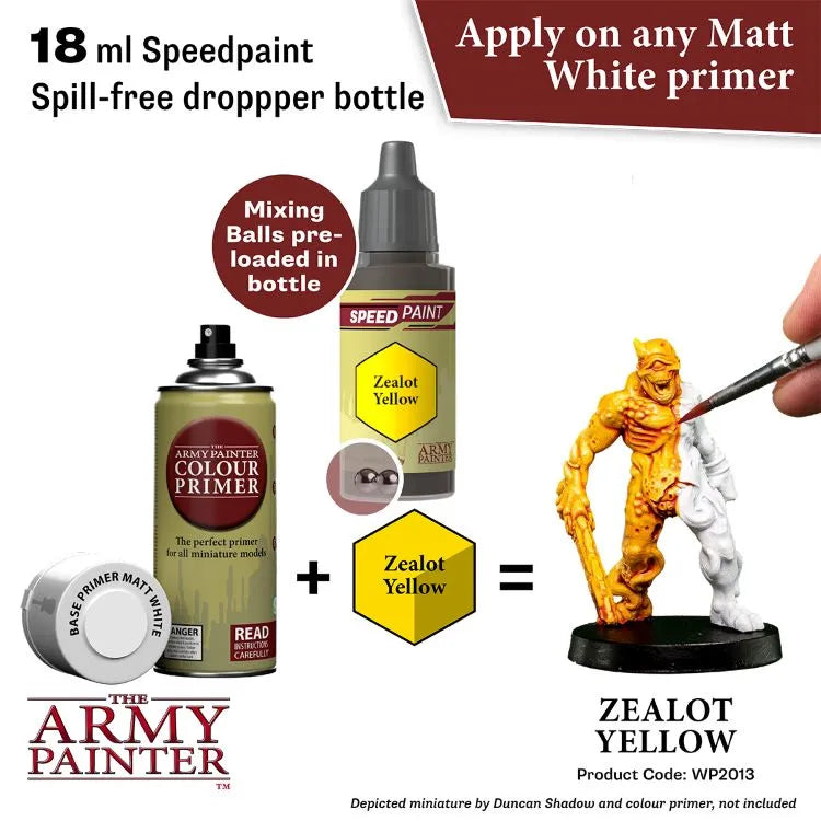 Zealot Yellow Speedpaint (42)-The Army Painter-Radaddel
