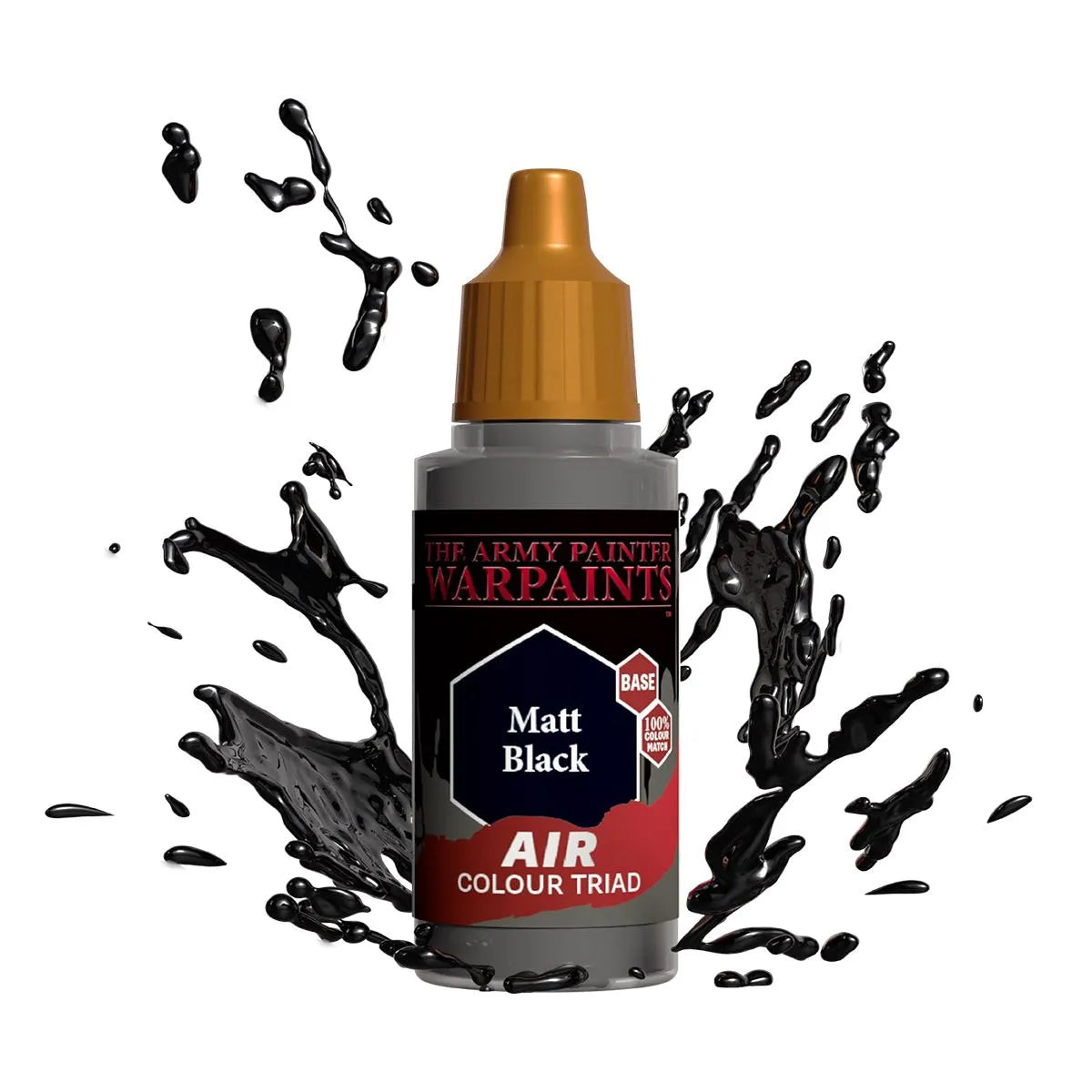 Air Warpaint Matt Black (01)-The Army Painter-Radaddel
