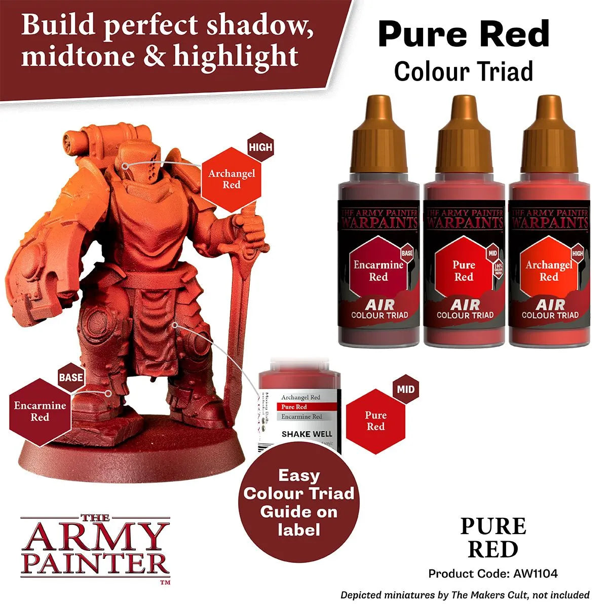 Air Warpaint Pure Red (62)-The Army Painter-Radaddel