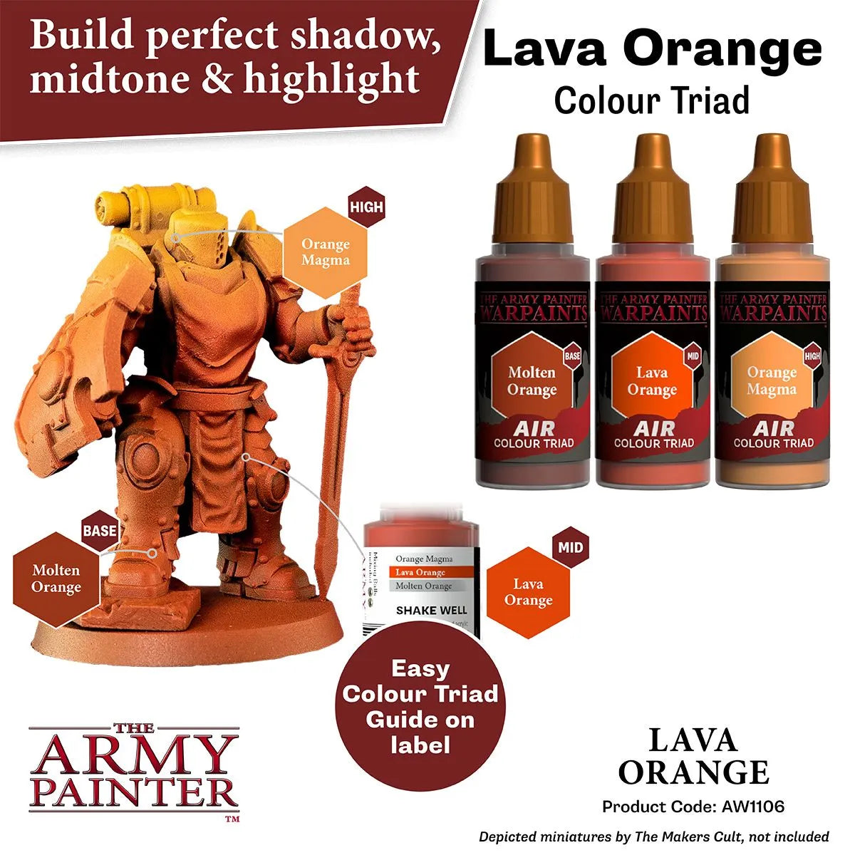 Air Warpaint Lava Orange (65)-The Army Painter-Radaddel
