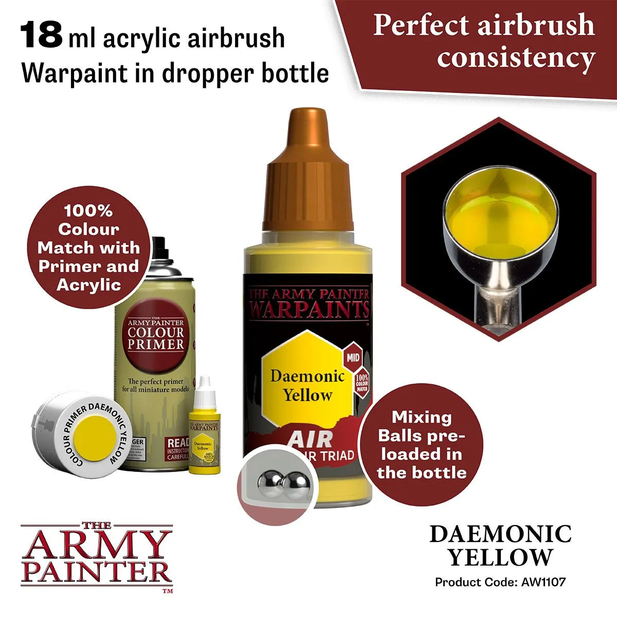 Air Warpaint Daemonic Yellow (68)-The Army Painter-Radaddel