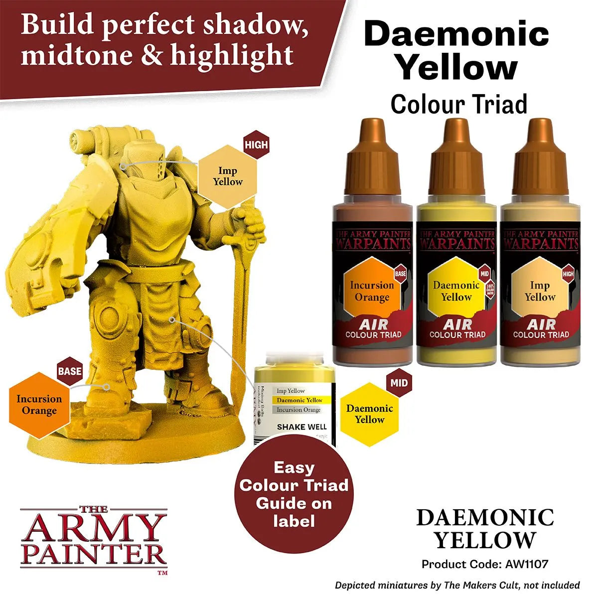 Air Warpaint Daemonic Yellow (68)-The Army Painter-Radaddel