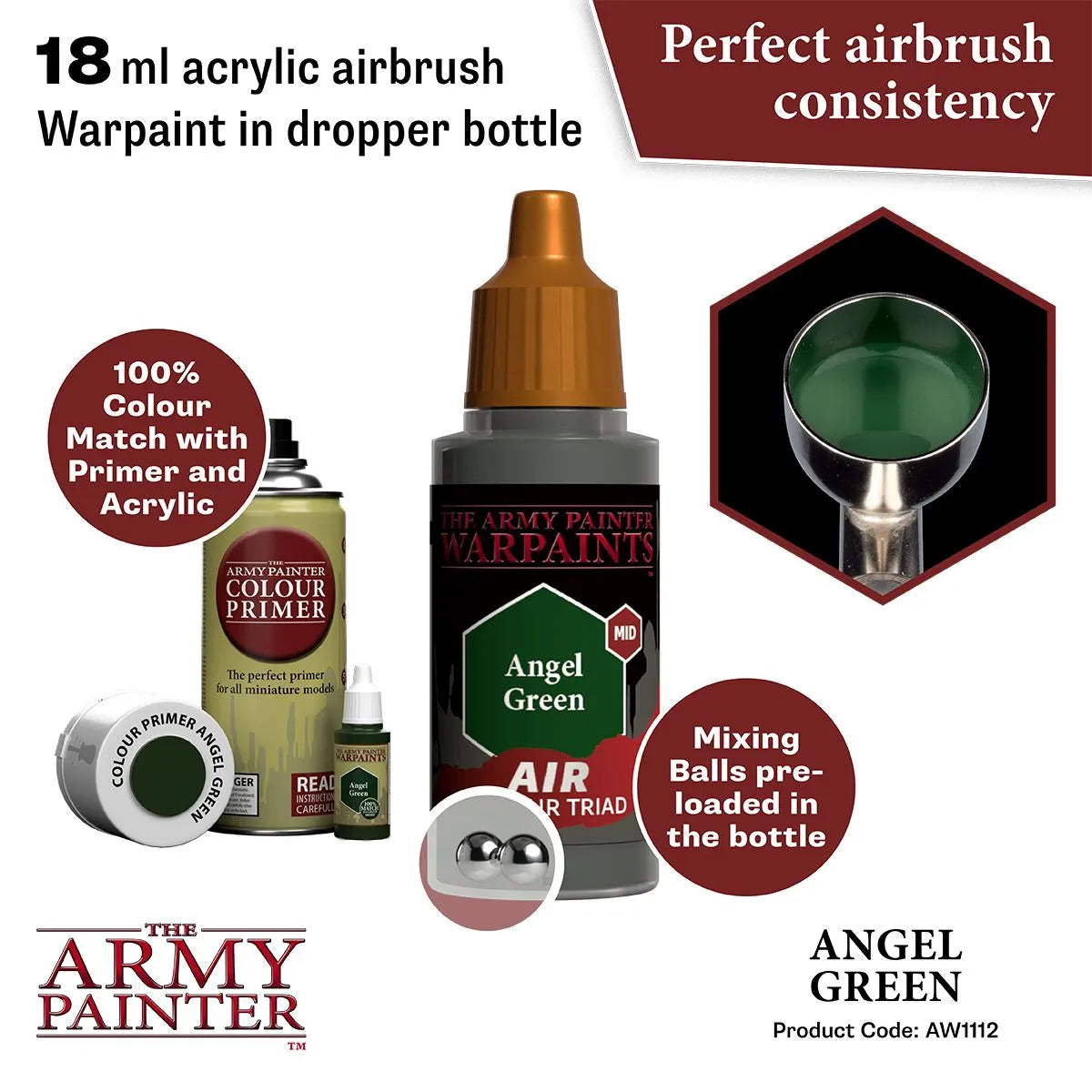Air Warpaint Angel Green (20)-The Army Painter-Radaddel