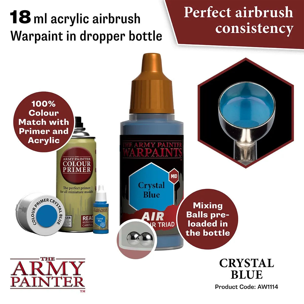 Air Warpaint Crystal Blue (35)-The Army Painter-Radaddel
