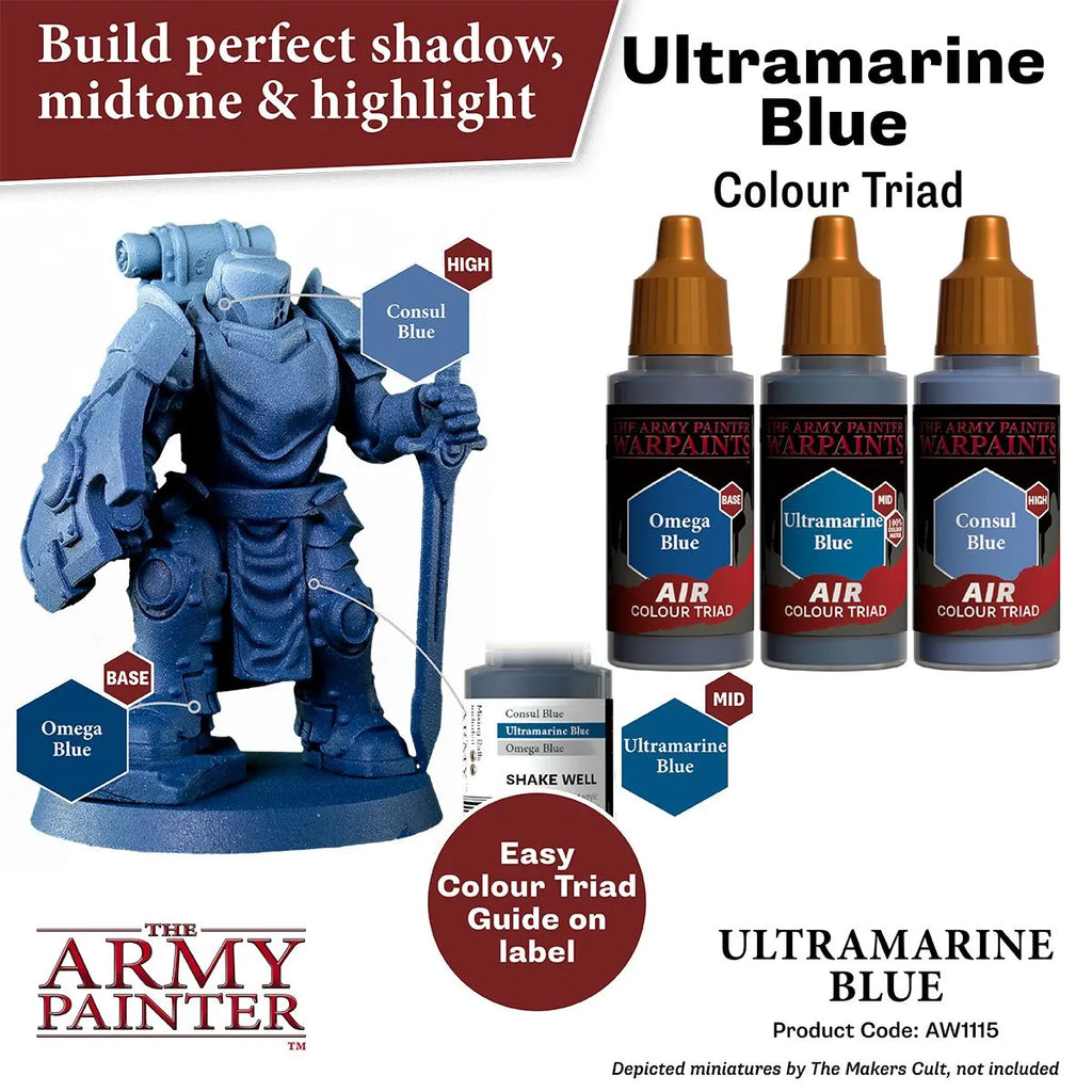 Air Warpaint Ultramarine Blue (17)-The Army Painter-Radaddel