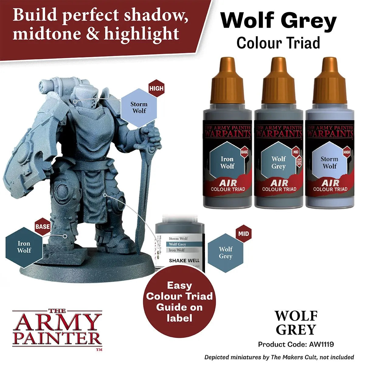 Air Warpaint Wolf Grey (11)-The Army Painter-Radaddel