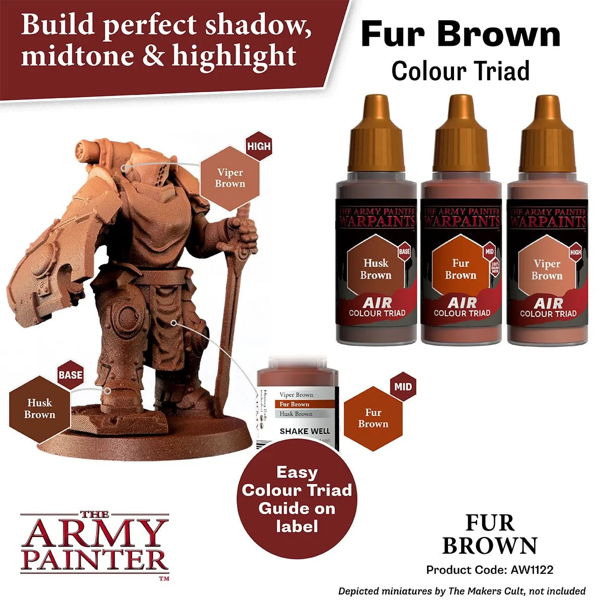 Air Warpaint Fur Brown (89)-The Army Painter-Radaddel