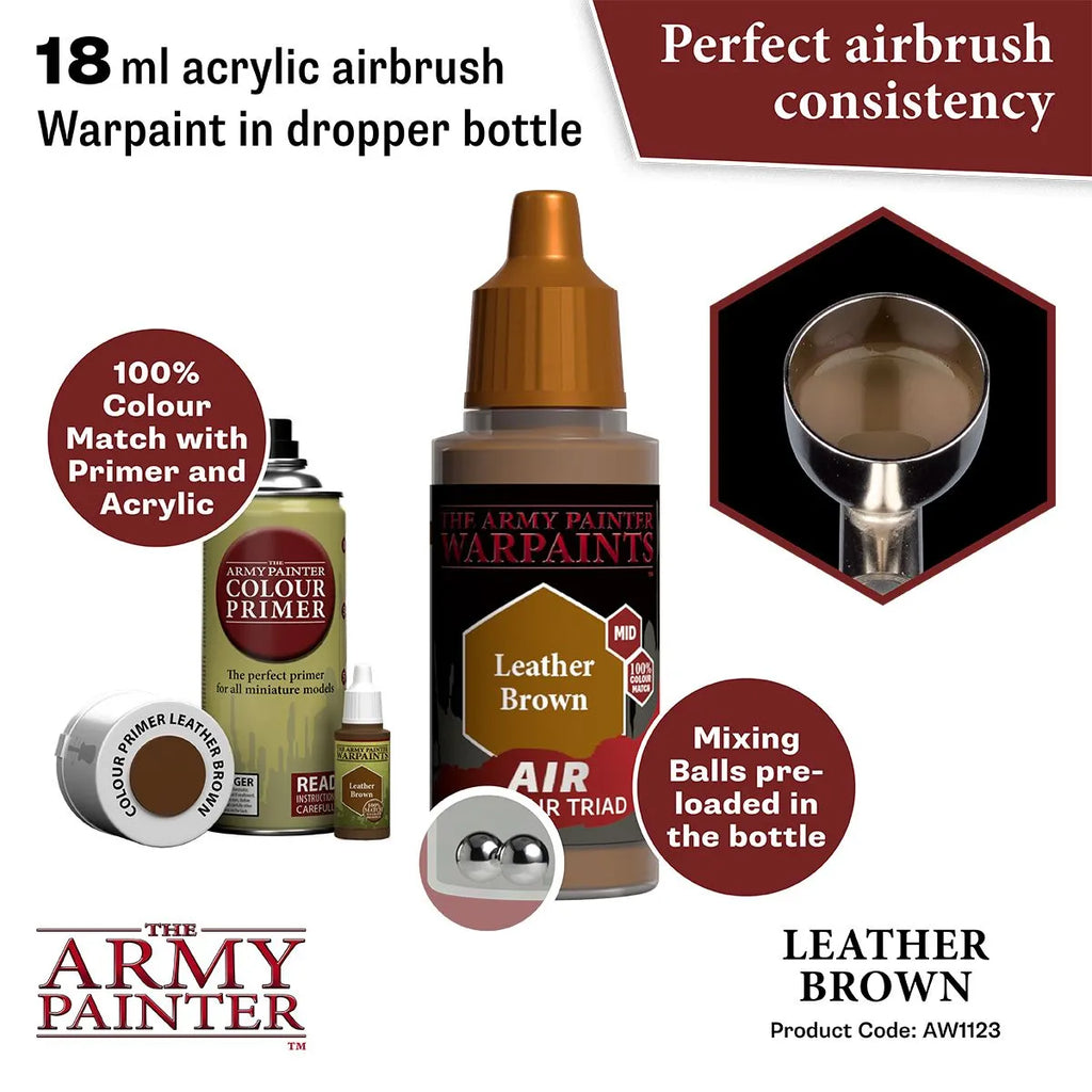 Air Warpaint Leather Brown (86)-The Army Painter-Radaddel
