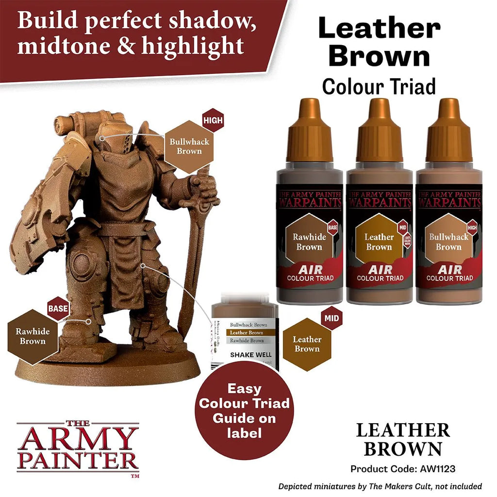 Air Warpaint Leather Brown (86)-The Army Painter-Radaddel