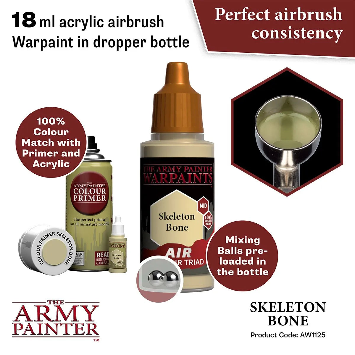 Air Warpaint Skeleton Bone (107)-The Army Painter-Radaddel