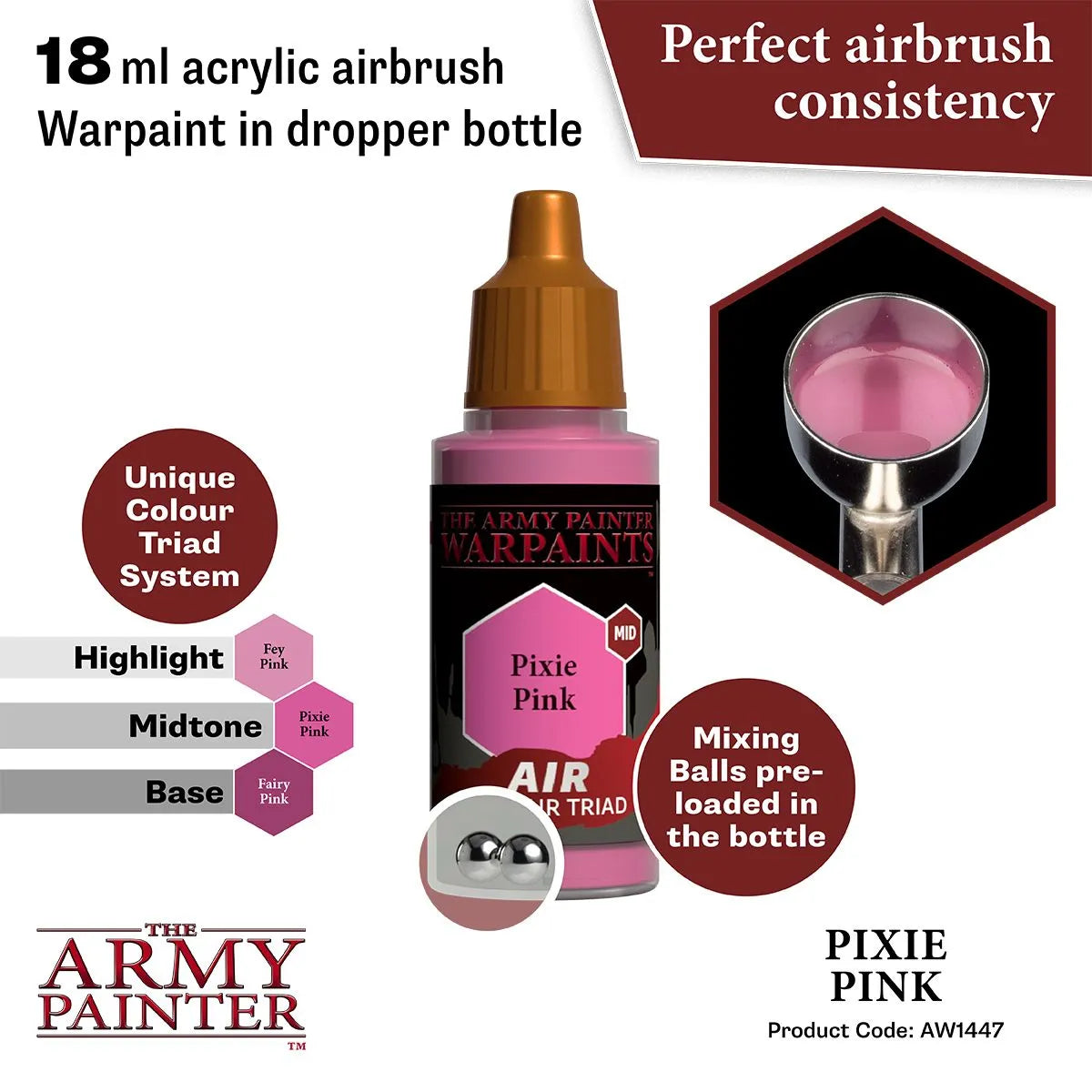 Air Warpaint Pixie Pink (77)-The Army Painter-Radaddel