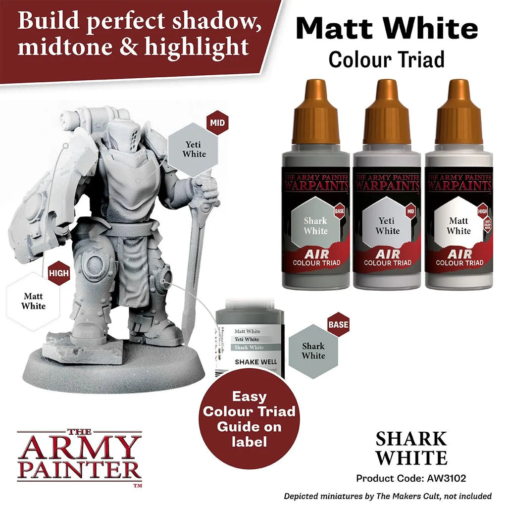 Air Warpaint Shark White (07)-The Army Painter-Radaddel