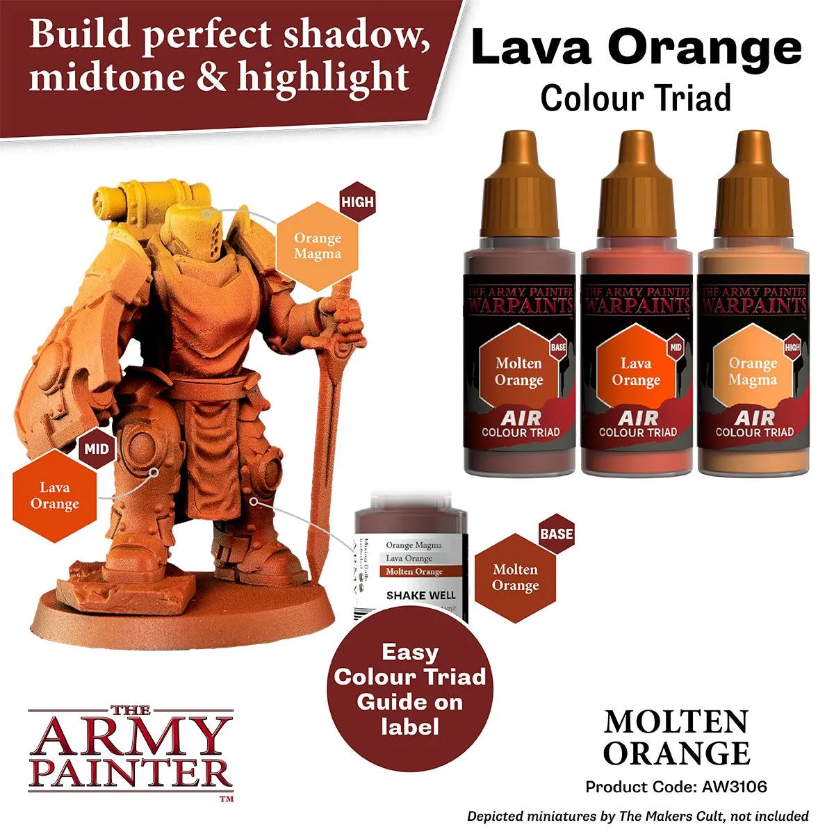 Air Warpaint Molten Orange (64)-The Army Painter-Radaddel
