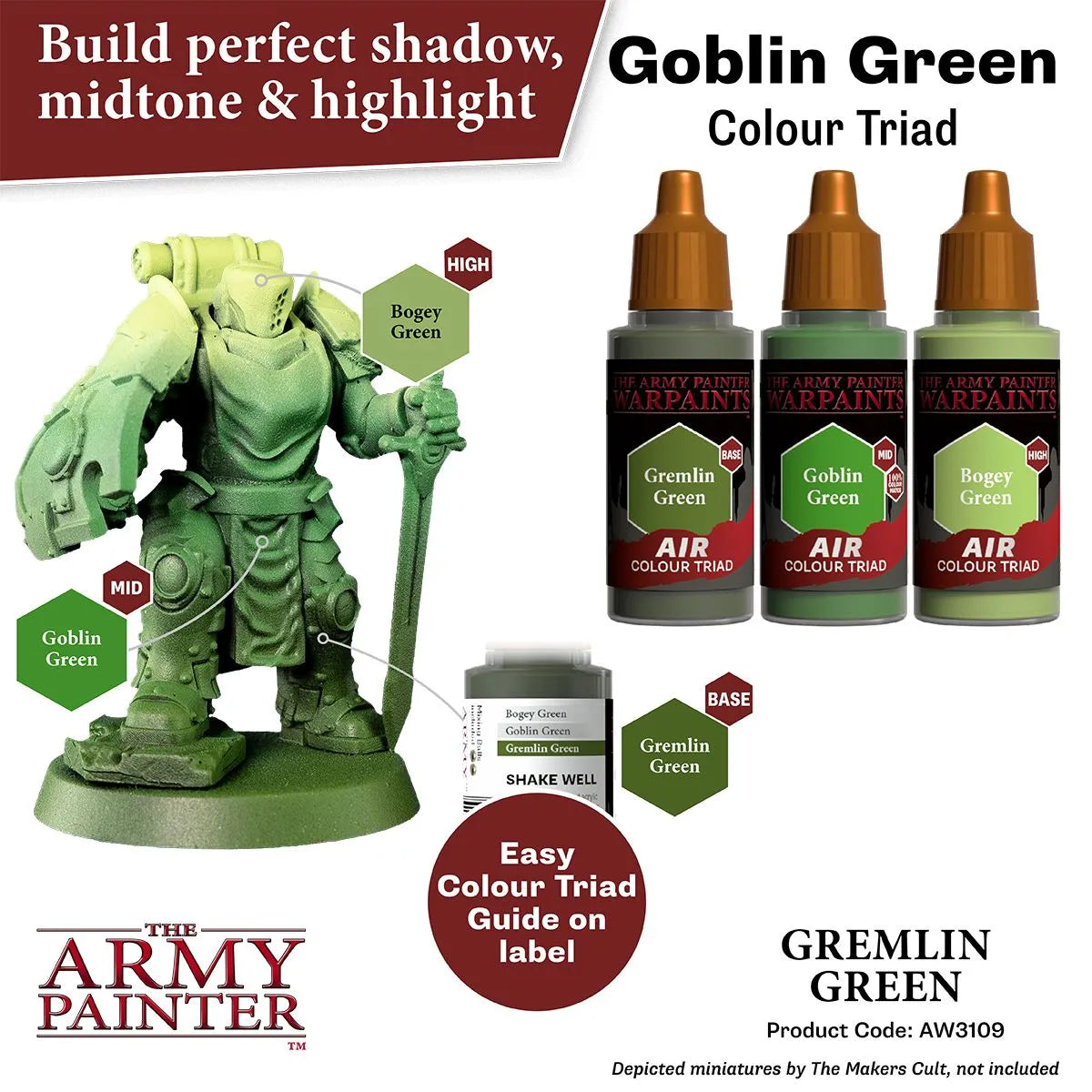 Air Warpaint Gremlin Green (43)-The Army Painter-Radaddel