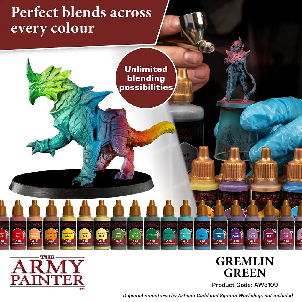 Air Warpaint Gremlin Green (43)-The Army Painter-Radaddel