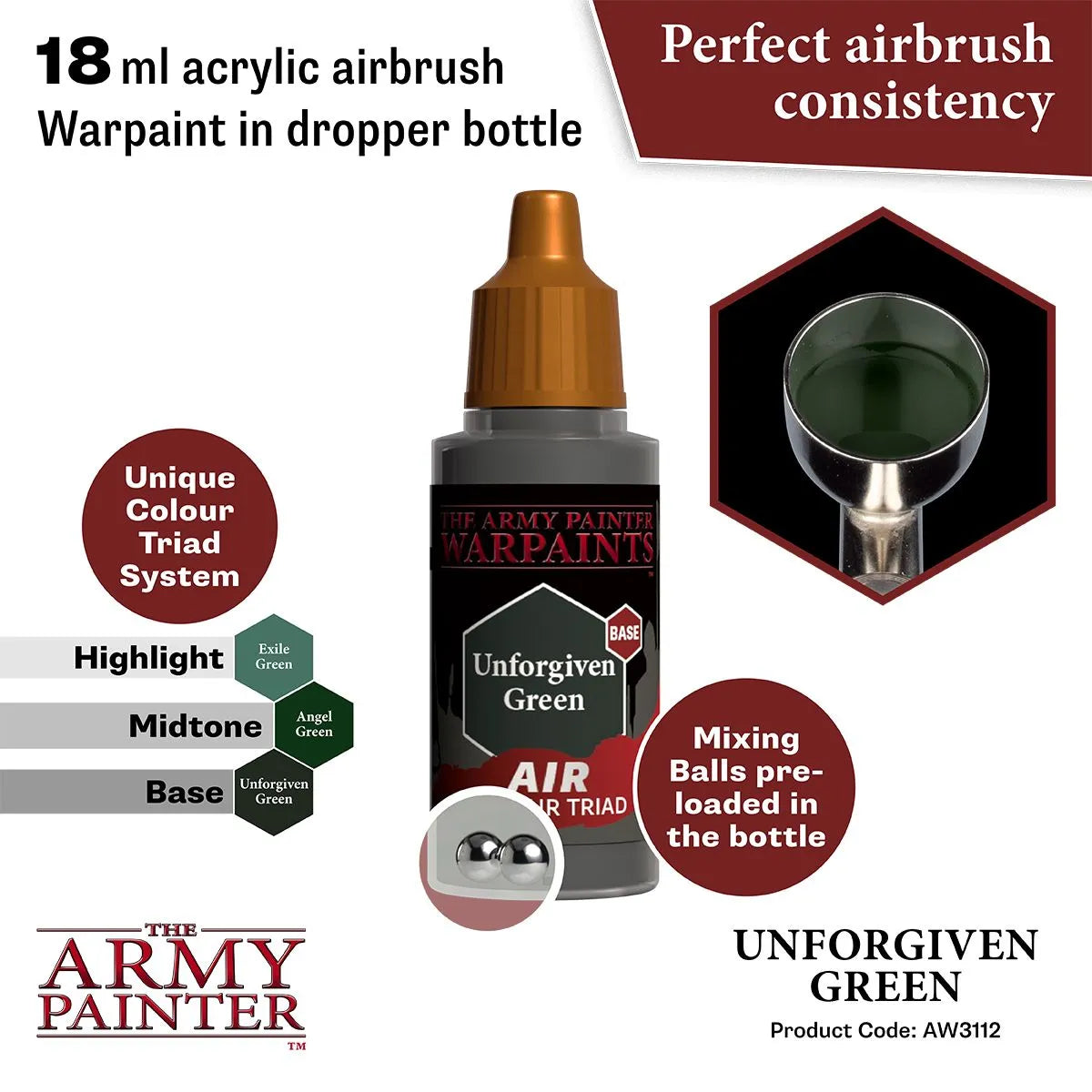 Air Warpaint Unforgiven Green (19)-The Army Painter-Radaddel