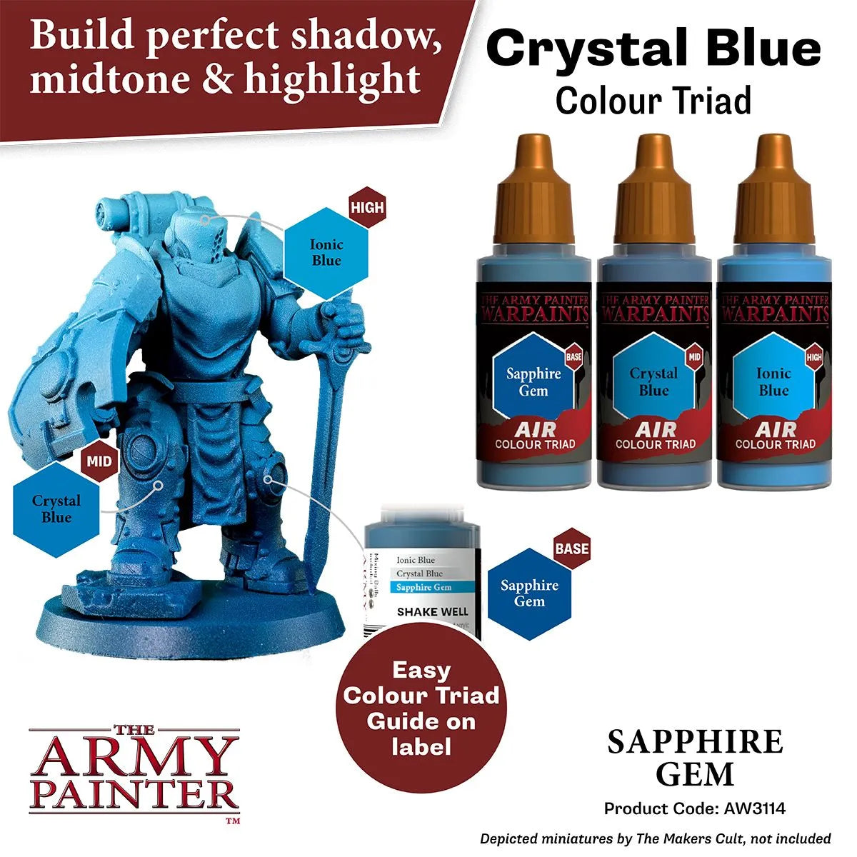 Air Warpaint Sapphire Gem (34)-The Army Painter-Radaddel