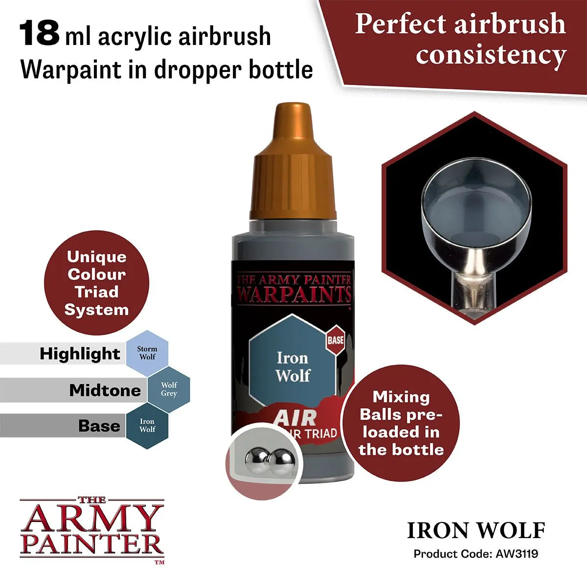 Air Warpaint Iron Wolf (10)-The Army Painter-Radaddel