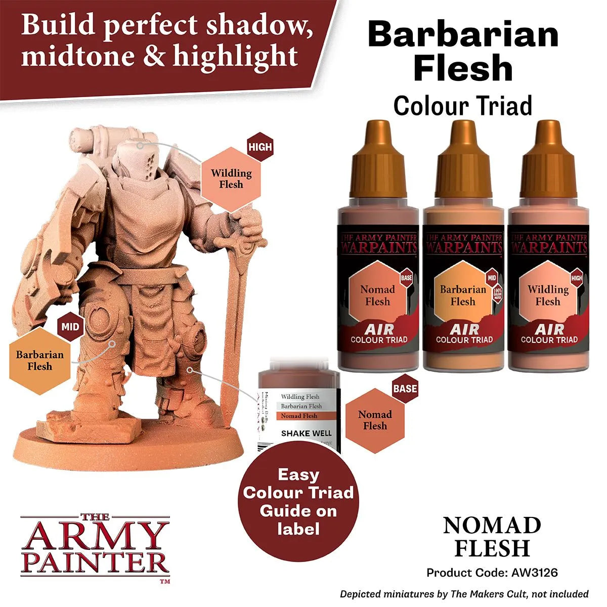Air Warpaint Nomad Flesh (97)-The Army Painter-Radaddel
