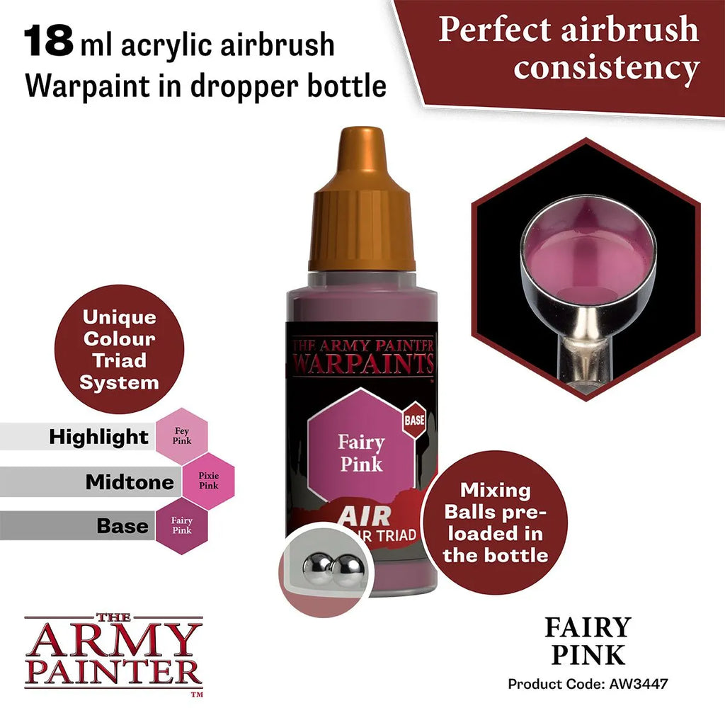 Air Warpaint Fairy Pink (76)-The Army Painter-Radaddel