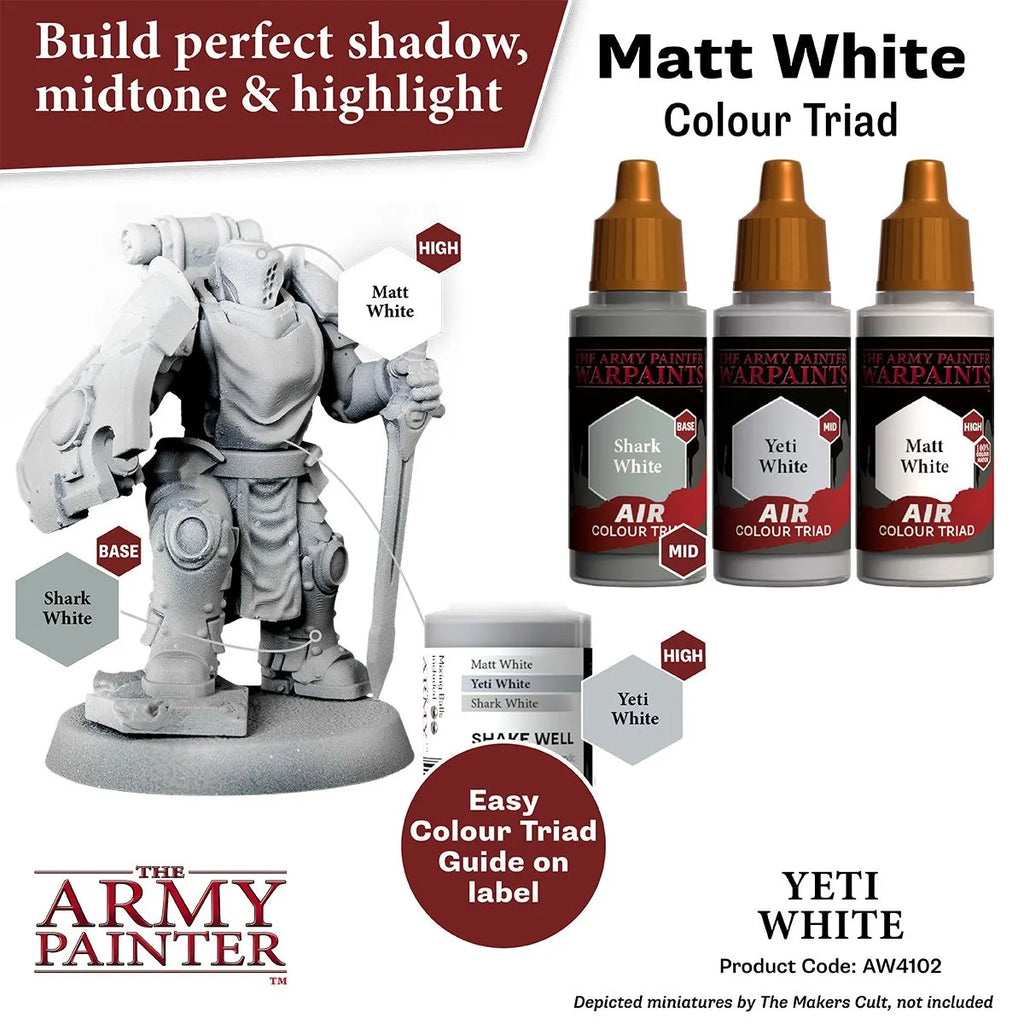 Air Warpaint Yeti White (08)-The Army Painter-Radaddel