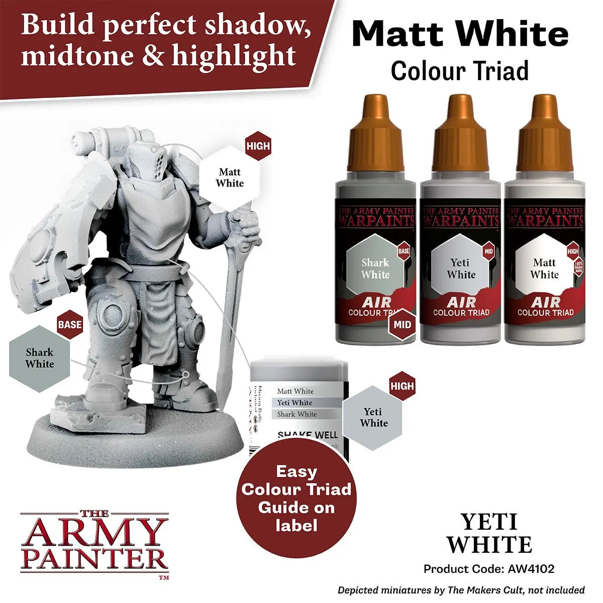 Air Warpaint Yeti White (08)-The Army Painter-Radaddel