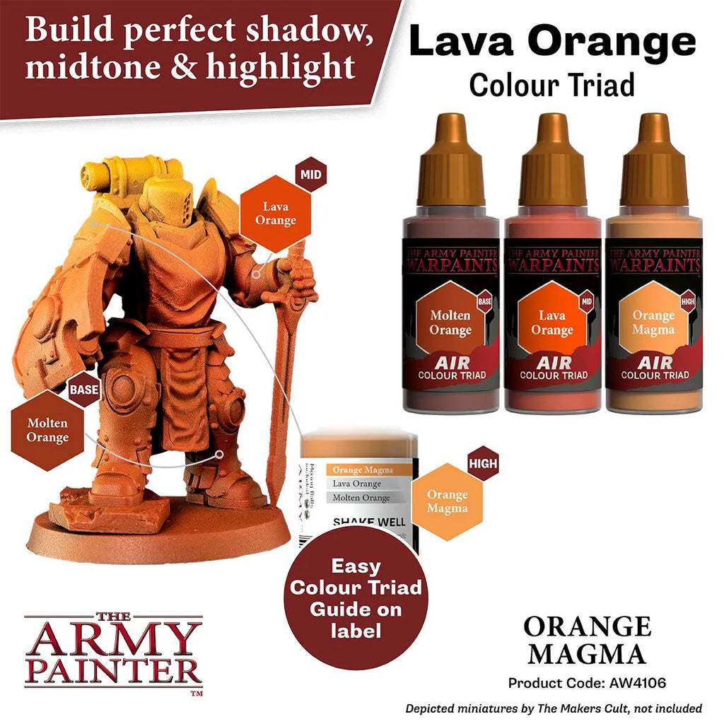 Air Warpaint Orange Magma (66)-The Army Painter-Radaddel