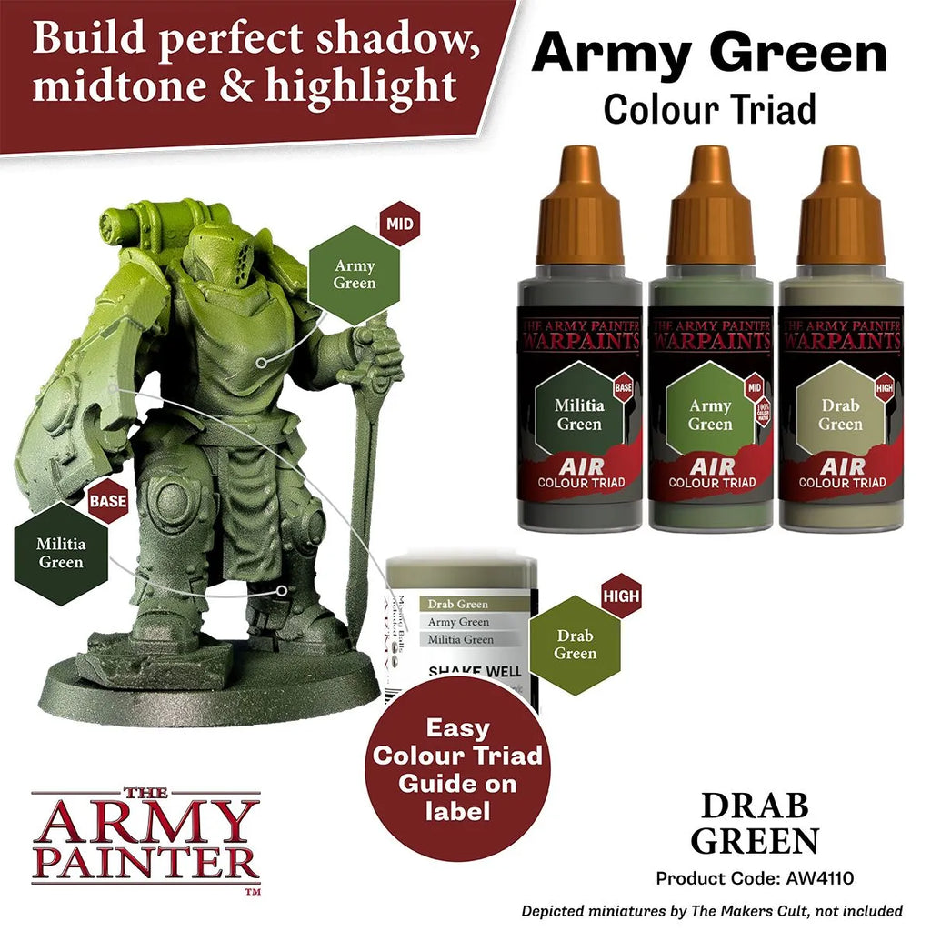 Air Warpaint Drab Green (39)-The Army Painter-Radaddel