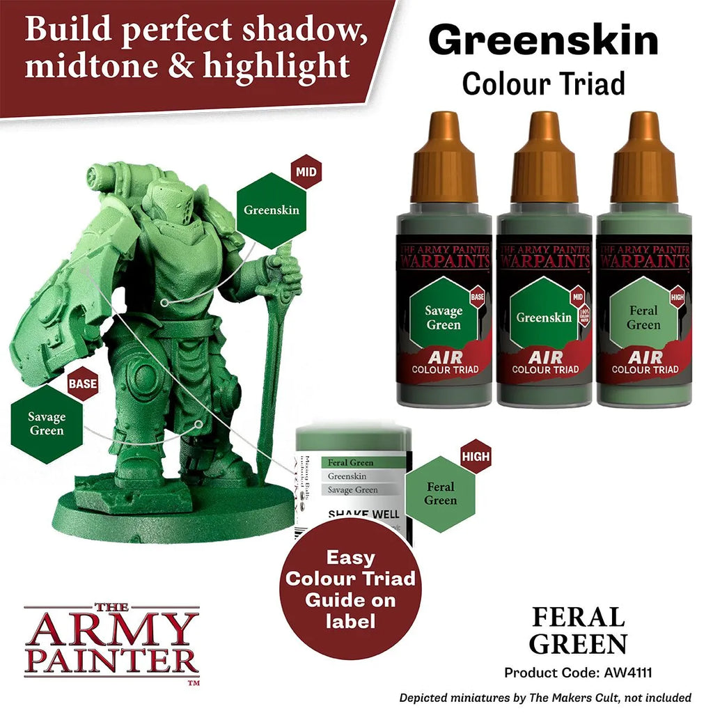 Air Warpaint Feral Green (42)-The Army Painter-Radaddel