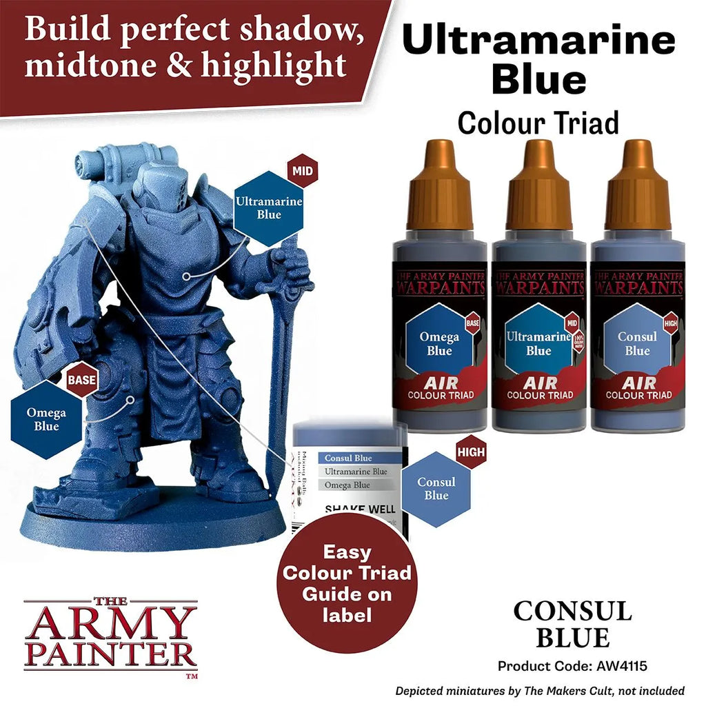 Air Warpaint Consul Blue (18)-The Army Painter-Radaddel