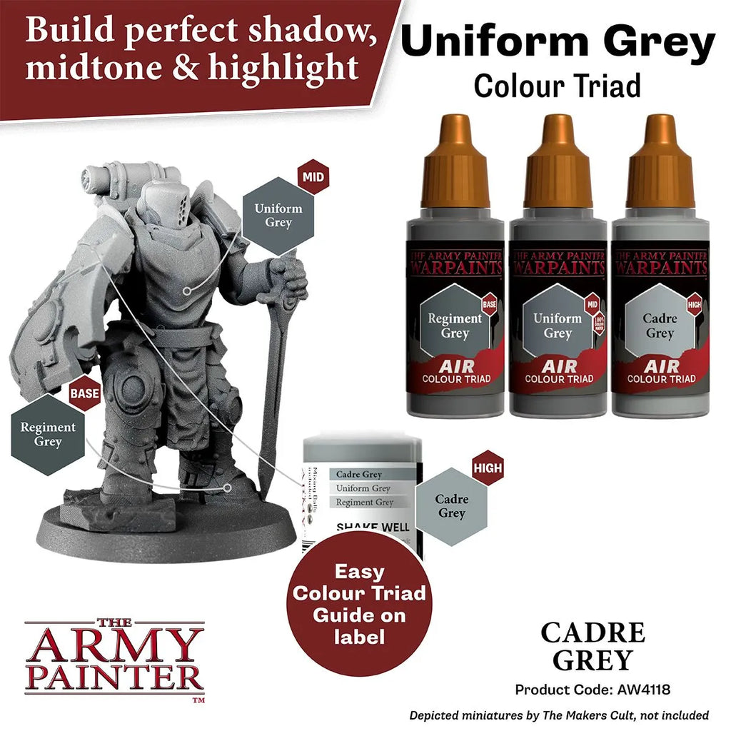Air Warpaint Cadre Grey (06)-The Army Painter-Radaddel