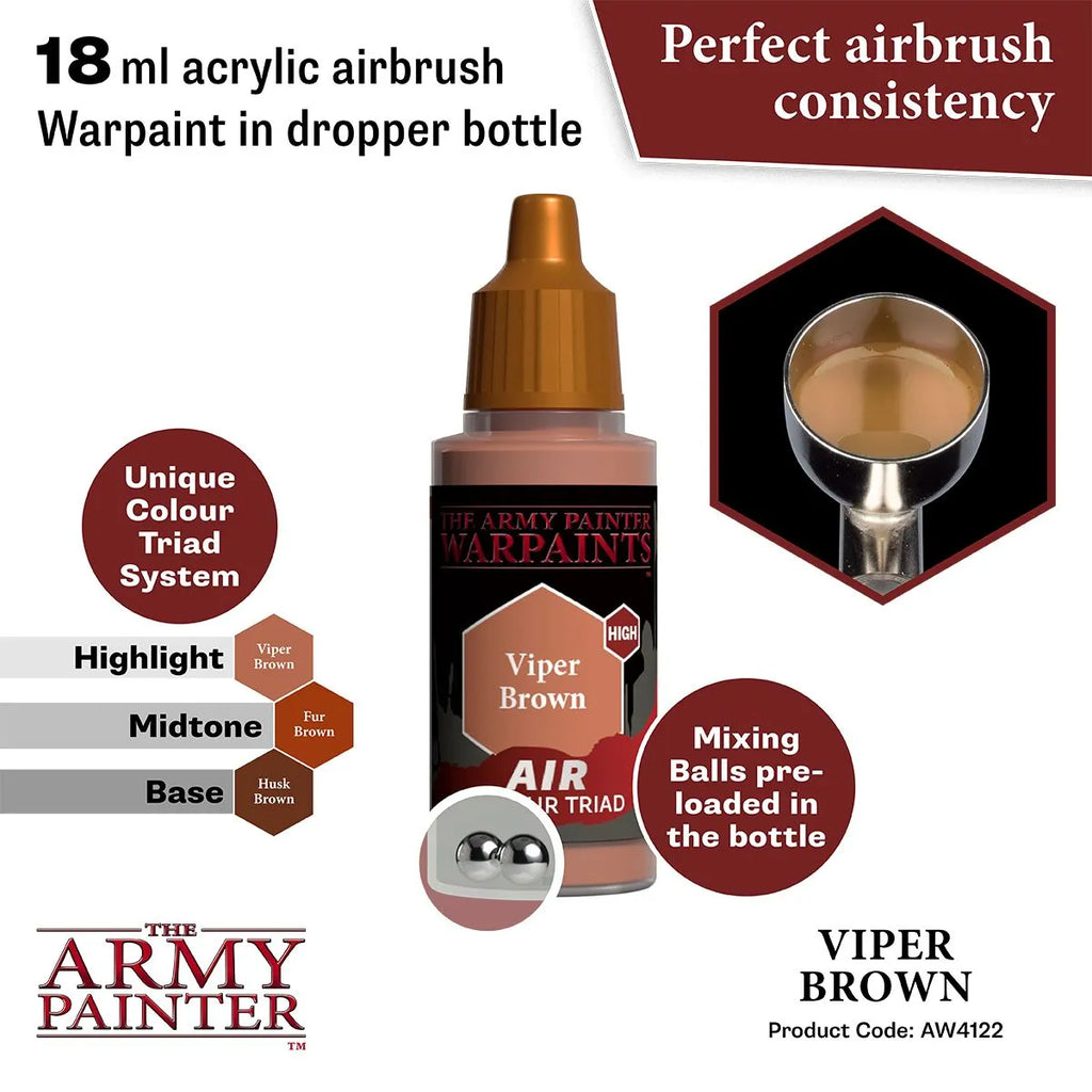 Air Warpaint Viper Brown (90)-The Army Painter-Radaddel