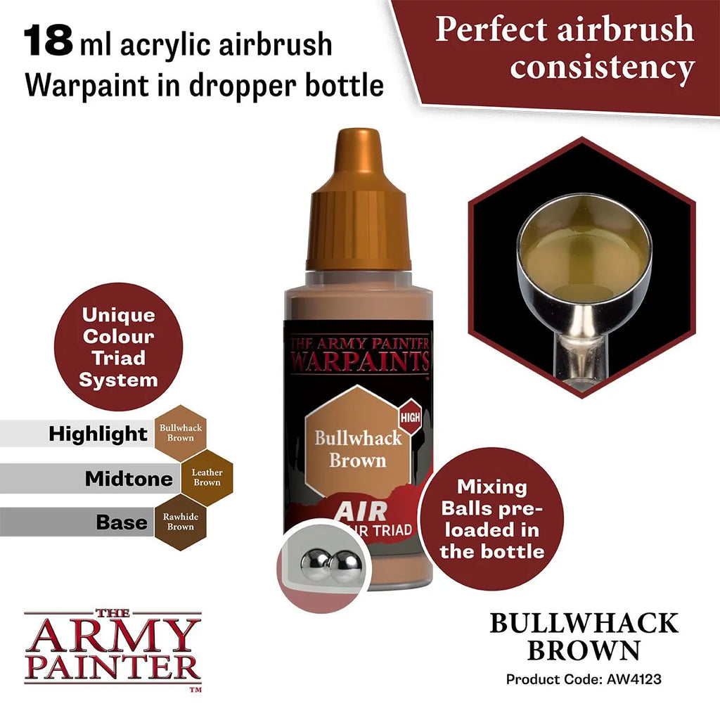 Air Warpaint Bullwhack Brown (87)-The Army Painter-Radaddel